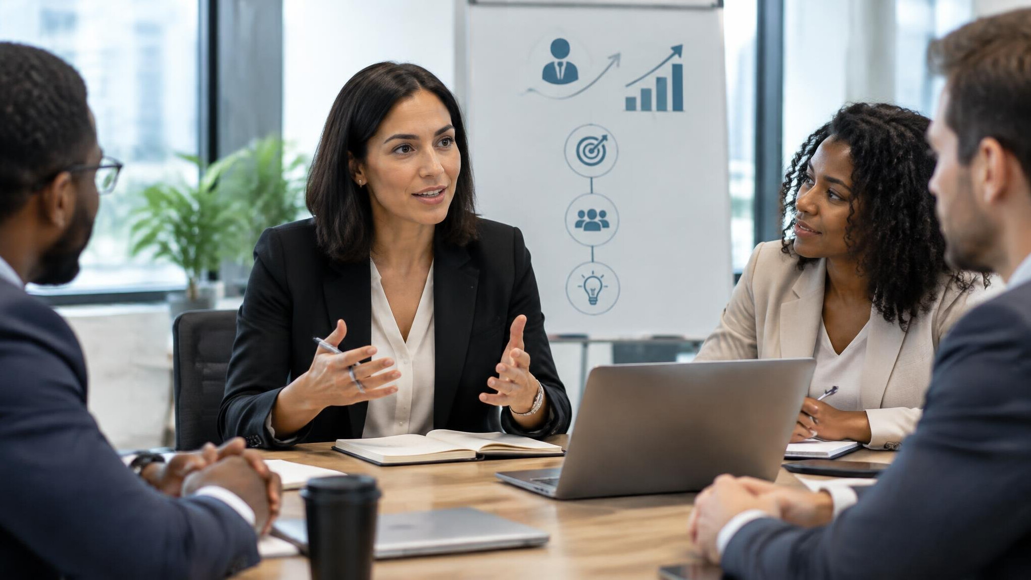 professional woman planning career